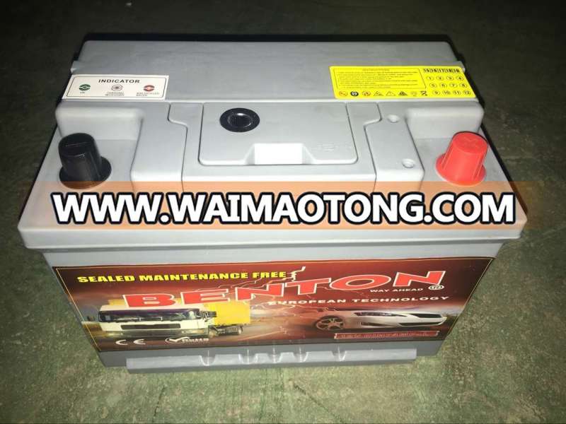 DIN74mf-L Maintenance Free Auto Battery