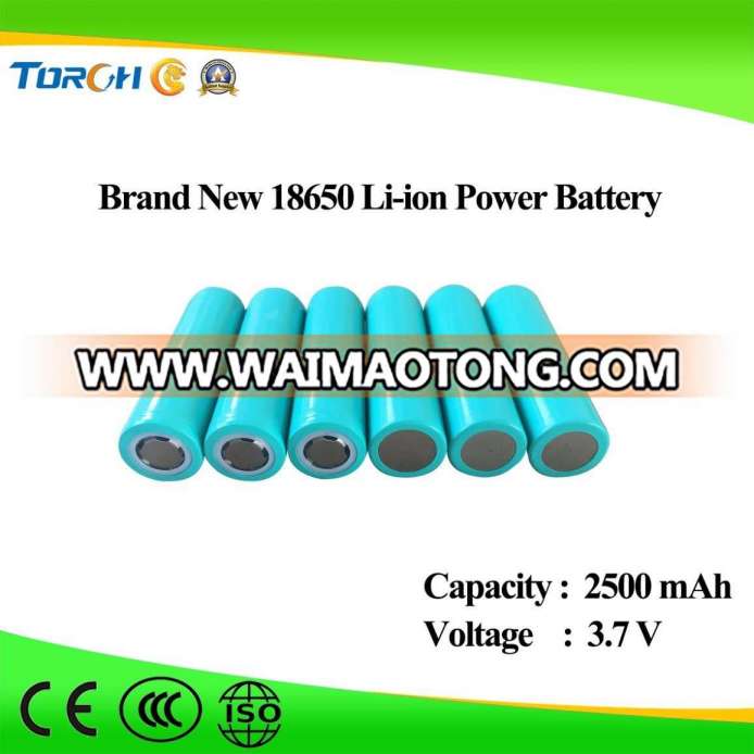 18650 2500mAh 3.7V Rechargeable Battery for All Kinds of Portable